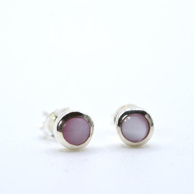 6mm Medium Round Stud Earrings
