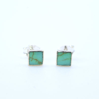 5mm Medium Square Stud Earrings