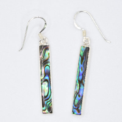 Skinny Long Oblong Drop Earrings