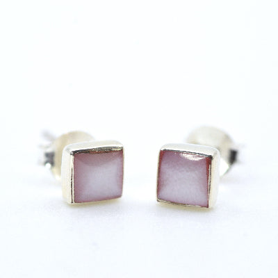 5mm Medium Square Stud Earrings