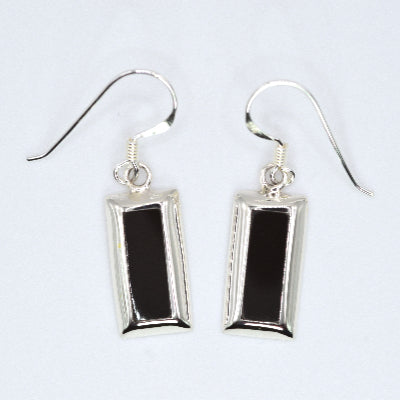 Rectangle Stone Drop Earrings
