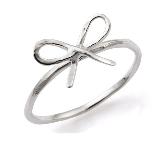 Silver Bow Ring