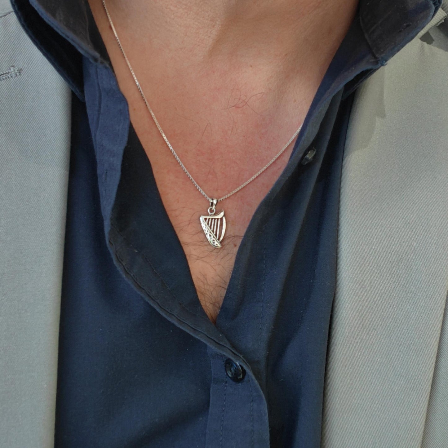 The Irish Harp Necklace