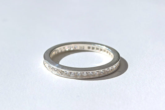 Full Eternity CZ Ring