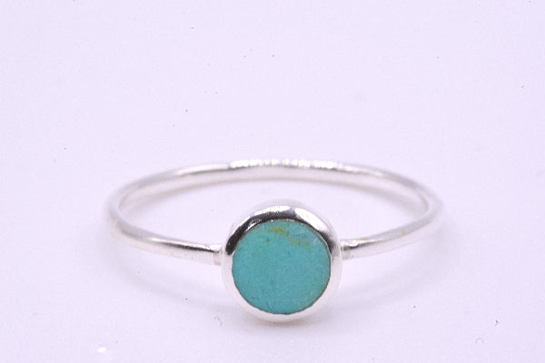Small Round Stone Ring