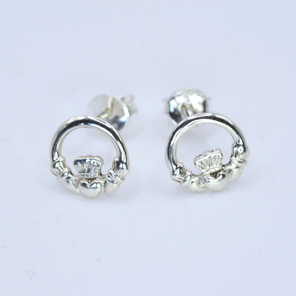 Claddagh Stud Earrings