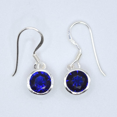 Sapphire Blue Drop Earrings