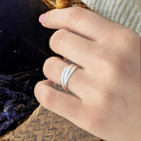 Triple Band Ring – Effortless Harmony