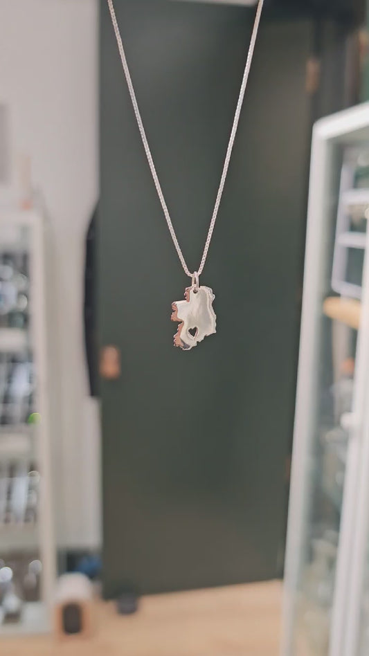 Love Cork – Ireland Map Necklace