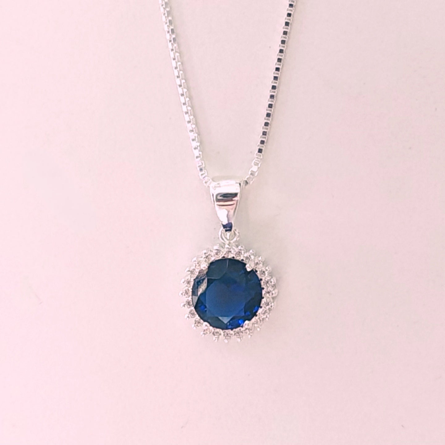 CZ Cluster Pendant Necklace