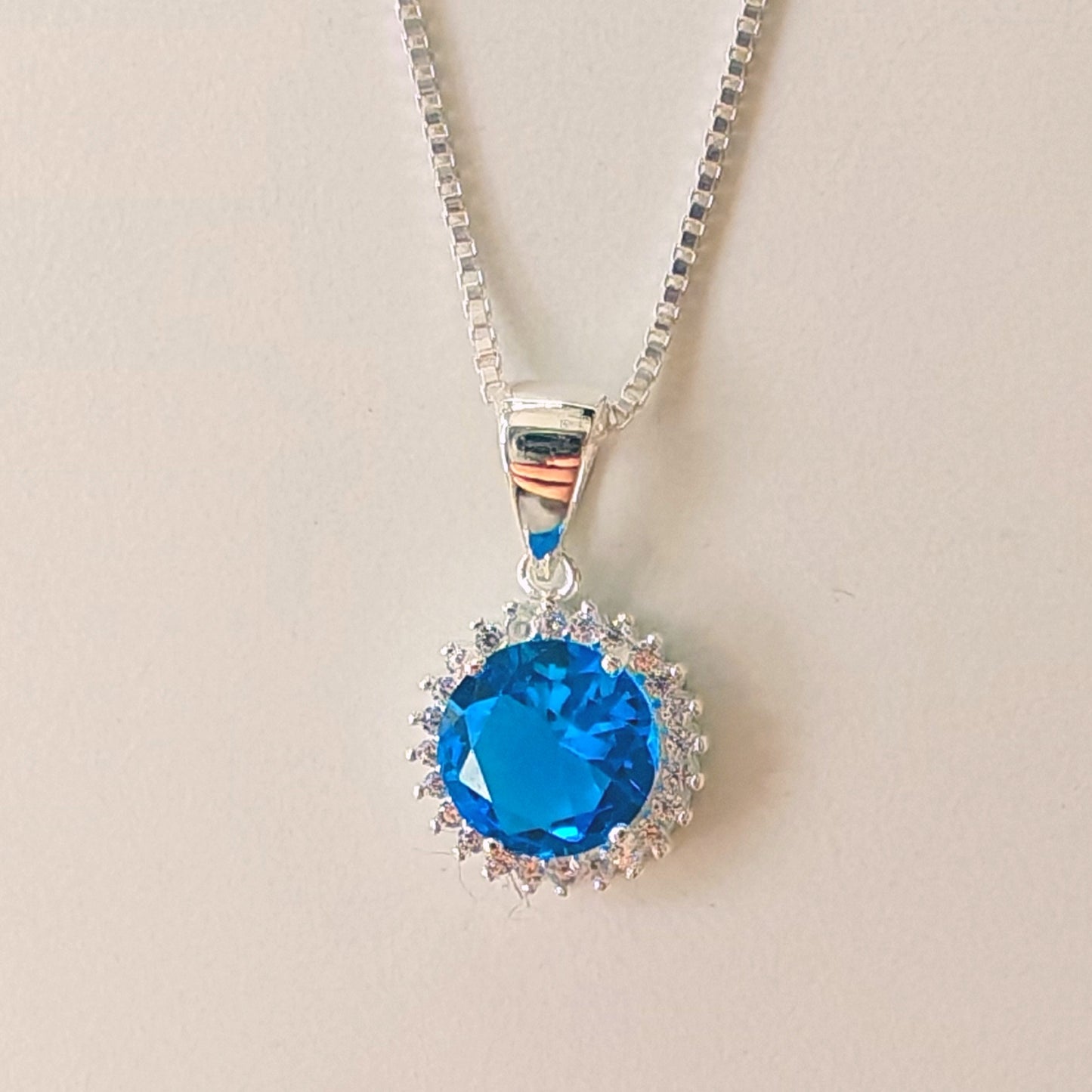 CZ Cluster Pendant Necklace